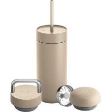 Fellow - Carter Move Mug 3 w 1 - Kubek termiczny + 3 nakrętki - Piaskowy 473 ml