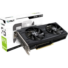 Palit Graphics Card|PALIT|NVIDIA GeForce RTX 3060|12 GB|192 bit|PCIE 4.0 16x|GDDR6|GPU 1320 MHz|Dual Slot Fansink|1xHDMI|3xDisplayPort|NE63060019K9-190AD