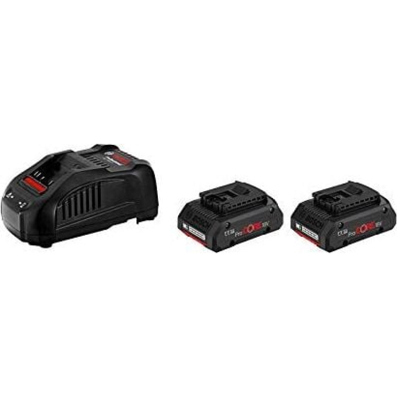 Bosch Bosch Starter Set: 2xProCORE18V 4.0Ah + GA - 1600A016GF