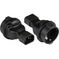 Alcasa Adapter USB Alcasa Alcasa PA-1402S adapter wtyczek zasilających C14 Typu F Czarny