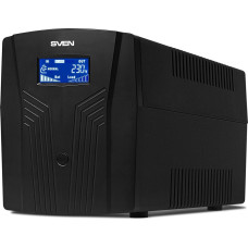 Sven Zasilacz awaryjny SVEN Pro 1500, 900W, LCD, USB, RG-45, 3 gniazda euro
