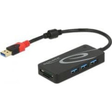 Delock HUB USB Delock 1x SD 1x microSD  + 3x USB-A 3.1 Gen1 (62899)
