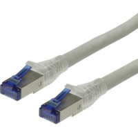 Roline ROLINE - Patch- Cable - RJ- 45 (M) - RJ- 45 (M) - 90 m - SFTP, PiMF - CAT 6a - pressed, Solid, smooth, halogen free - gray (21.15.0879)