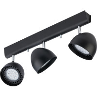 Nowodvorski Lampa sufitowa Nowodvorski Spot natynkowy czarny Nowodvorski VESPA BLACK III 8841