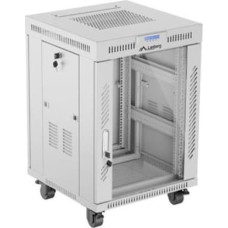 Lanberg Szafa stojąca rack 19 15U 600X600 szara LCD flack pack