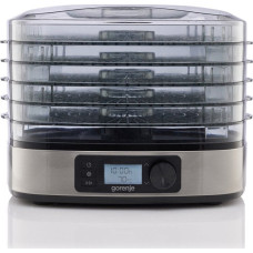 Gorenje | Food Dryer | FDK500DE | Power 380 W | Number of trays 5 | Temperature control | Integrated timer | Stainless steel