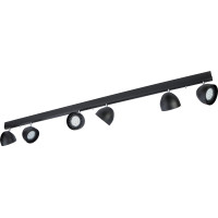Nowodvorski Lampa sufitowa Nowodvorski Spot sufitowy czarny Nowodvorski VESPA BLACK VI 8842