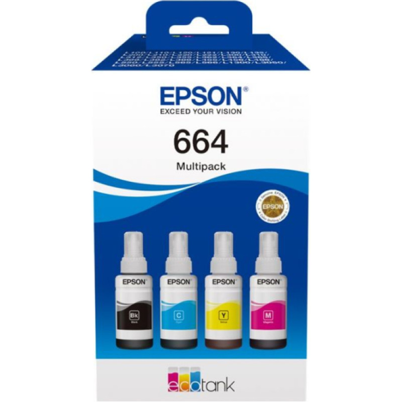 Epson C13T66464A ink cartridge 4 pc(s) Compatible Black, Cyan, Magenta, Yellow