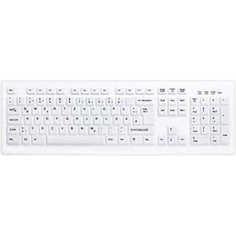 Cherry Klaviatūra Cherry AK-C8100F-UVS-W USB Balts Spāņu Qwerty