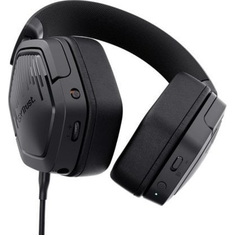 Trust Herní sluchátka GXT 493 Carus, Bluetooth, 2.4GHz, černá