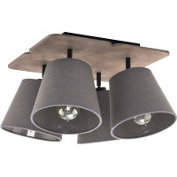 Nowodvorski Lampa sufitowa Nowodvorski Lampa przysufitowa szara do niskiego pomieszczenia Nowodvorski Awinion 9716