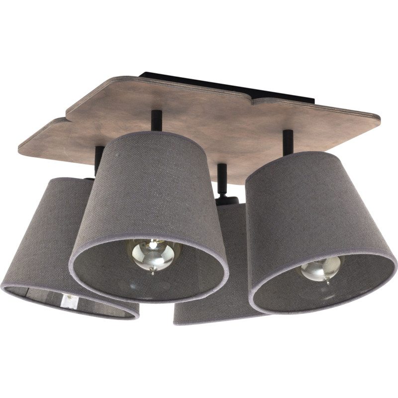 Nowodvorski Lampa sufitowa Nowodvorski Lampa przysufitowa szara do niskiego pomieszczenia Nowodvorski Awinion 9716