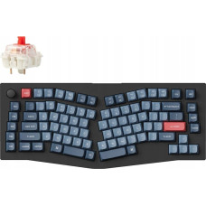 Keychron - V10 Max QMK/VIA Wireless Custom Mechanical Keyboard - Klawiatura mechaniczna Fully Assembled Knob Red