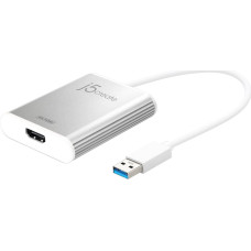 J5Create Adapter USB j5create j5create JUA354 zewnętrzna karta graficzna usb Srebrny