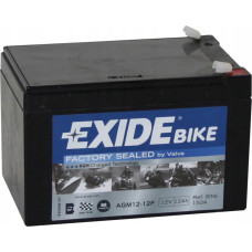 Exit Akumulator AGM EXIDE 12V 12Ah 150A Bezobsługowy 150x100x100mm Uruchomiony AGM12-12F