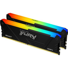 Kingston Fury Pamięć Kingston Fury Beast RGB, DDR4, 64 GB, 3600MHz, CL18 (KF436C18BB2AK2/64)