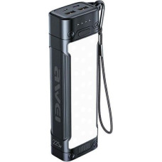 Awei Powerbank Awei AWEI PowerBank P175K 20000mAh 22.5W czarny/black 2xUSB/PD + lampka LED
