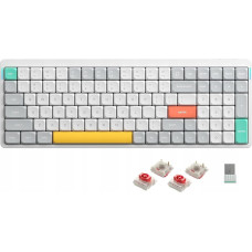 Nuphy - Air96 V2 Wireless Mechanical Keyboard - Bezprzewodowa Klawiatura Mechaniczna Slim Ionic White Red