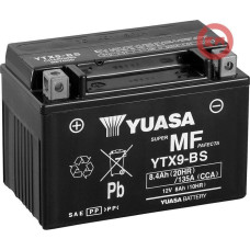 TAB Akumulator AGM/Rozruchowy/Suchoładowany z elektrolitem YUASA 12V 8 4Ah 135A L+ Bezobsługowy elektrolit w zestawie 152x87x107mm Suchoładowany z elektrolitem YTX9-BS