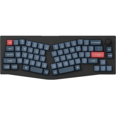 Keychron - V8 Max (Alice Layout) QMK Custom Mechanical Keyboard Fully Assembled Knob / Carbon Black / Gateron Jupiter Red