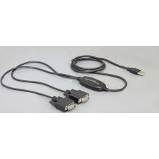 Delock Adapter USB Delock USB - RS-232 x2 Czarny  (61886)