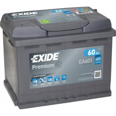 Exide Akumulator EXIDE 12V 60Ah/600A PREMIUM (L+ en) 242x175x190 B13 (rozruchowy)