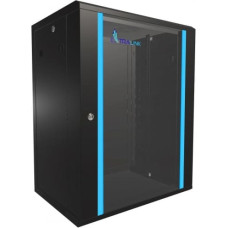 Extralink Rack cabinet 15U 600x450mm black hanging