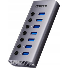 Unitek USB-A 3.0 5 Gbps hub with 7-in-1 switch Unitek H1314A01-EU