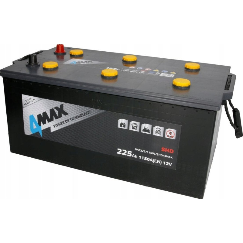 THI Akumulator 12V 200Ah/1000A SHD (L+ Biegun standardowy) 513x223x223 B00 - brak stopki mocującej (Rozruchowy)