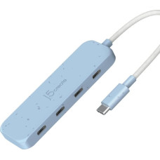 J5Create HUB USB j5create j5create JCH345EC USB 3.2 Gen 1 (3.1 Gen 1) Type-C 10000 Mbit/s Cyjan