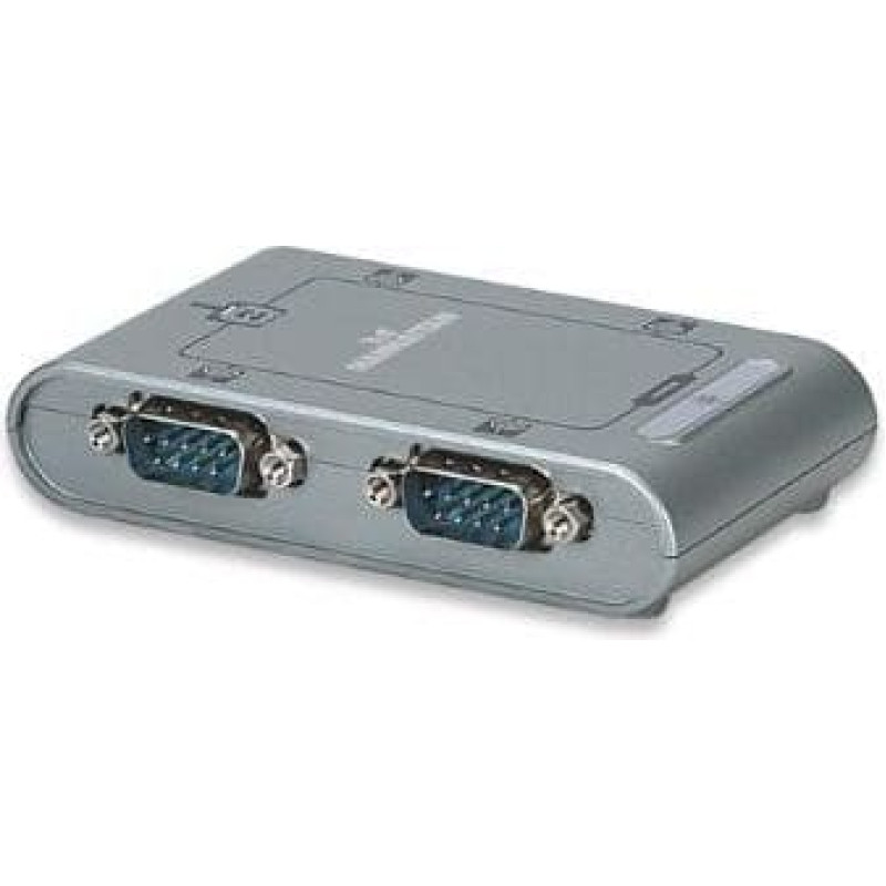 Manhattan Adapter USB Manhattan USB - RS-232 x4 Srebrny  (151047)