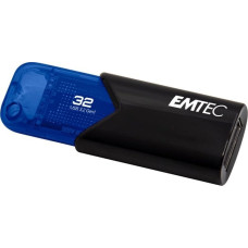 Triton Pendrive Triton Emtec B110 Click Easy 3.2 pamięć USB 32 GB USB Typu-A 3.2 Gen 2 (3.1 Gen 2) Czarny, Niebieski