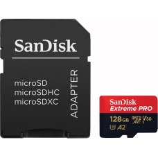 Sandisk Extreme PRO 128 GB MicroSDXC UHS-I Class 10