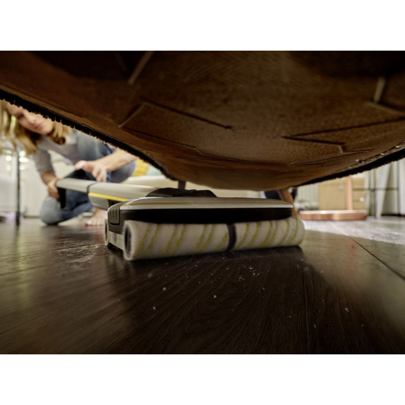 Karcher Kärcher FC 7 CORDLESS Electric broom Battery Dry&wet Bagless Black, White, Yellow 2.85 Ah