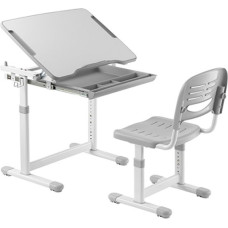 Hismart Screw-Locking Height Adjustable Kids Desk and Full-Backrest Chair Set