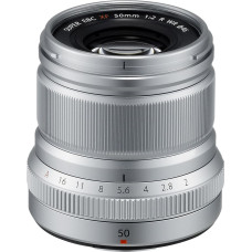 Fujifilm Fujinon XF 50mm f/2 R WR objektīvs, sudrabots