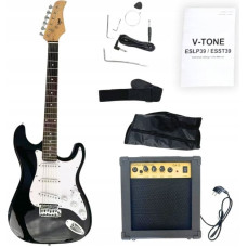 V-Tone Gitara elektryczna V-TONE ESST39 BK 4/4 stratocaster