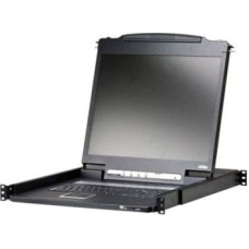 Aten Konsola KVM ATEN CL3000N, 48 cm LCD, VGA, PS/2-USB, port USB, wyświetlacz LED HG, układ US