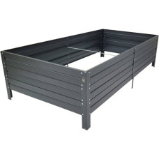 Klasika Pakelta lysvė Klasika Garden 150 cm x 75 cm x 30 cm, dažyta milteliniu būdu pagal RAL7016 spalvą
