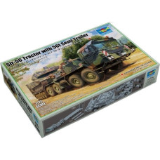 Trumpeter Model plastikowy Slt-56 Tractor with 56t Semi Trailer Trumpeter