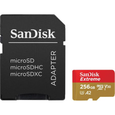 Sandisk Extreme 256 GB MicroSDXC UHS-I Class 10