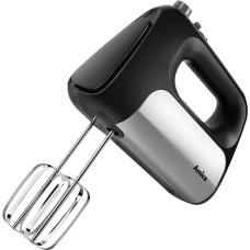Amica MDT 1026 500 Watt Hand Mixer Black Silver