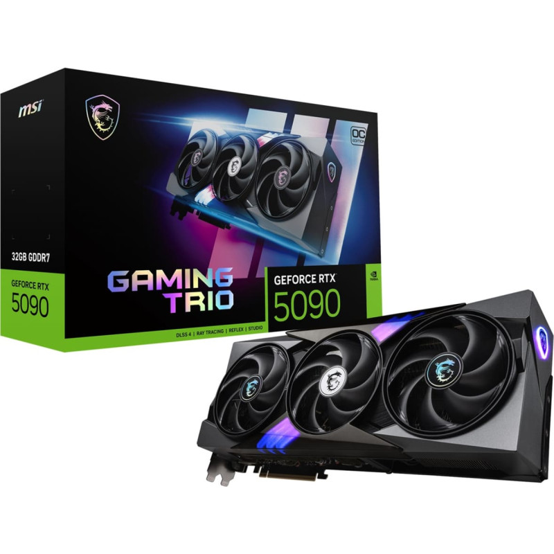 MSI GAMING GeForce RTX5090 TRIO OC 32GB NVIDIA GeForce RTX 5090 GDDR7