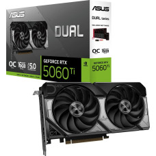 Asus Karta graficzna Asus Dual GeForce RTX 5060 Ti OC 16GB GDDR7 DLSS4 (DUAL-RTX5060TI-O16G)