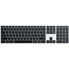 Satechi Klawiatura Satechi Satechi Slim X3 - klawiatura z układem numerycznym Bluetooth do czterech urządzeń USB-C (silver)