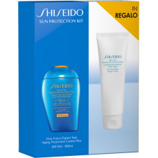 Shiseido Set Shiseido: Expert Sun, Sun Protection, Sunscreen Lotion, SPF 50+, 100 ml + Expert Sun Wet Force, Sun Protection, After-Sun Lotion, 75 ml Unisex