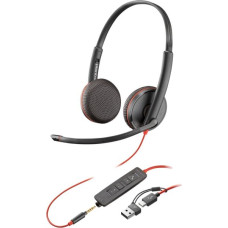 Plantronics BlackWire C3225 USB-C and Mini Jack