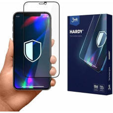 3MK Szkło utwardzone chemicznie Hardy iPhone 12/12 Pro czarny/black