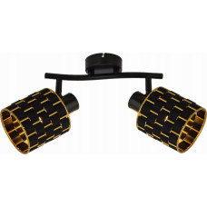 Markslojd Reality Thiago 838402-02 listwa plafon lampa sufitowa spot 2x40W E14 płomienna czarna