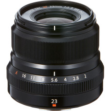 Fujifilm Fujinon XF 23mm f/2.0 R WR objektīvs, melns